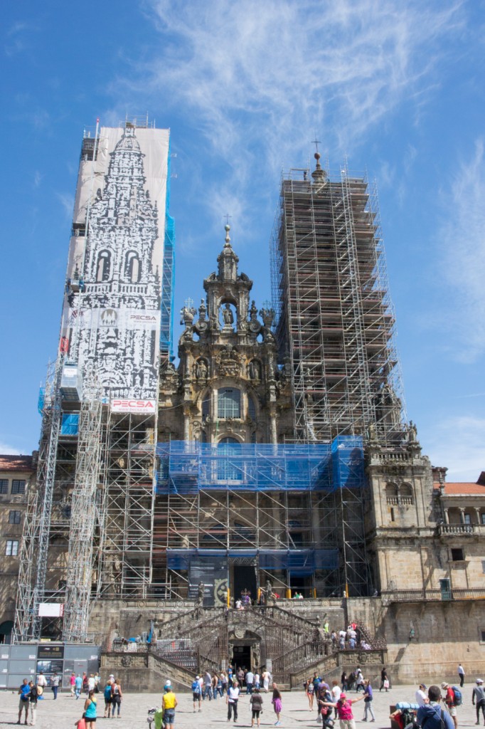 Cathedral of Santiago de Compostela - front view